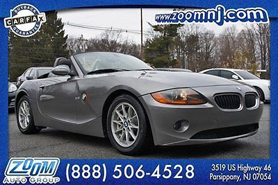 2003 bmw z4 5 speed manual convertible premium heated seats power top warranty