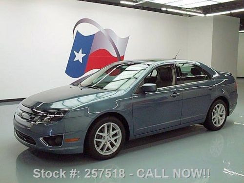 2012 ford fusion sel sunroof leather rear cam only 29k texas direct auto