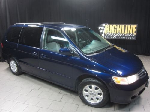 2003 honda odyssey ex-l, 240hp v6, 7 passengers, heated leather seats