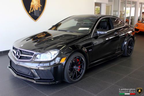 C63 amg black series, gloss black/black alcantara + leather, tons of options