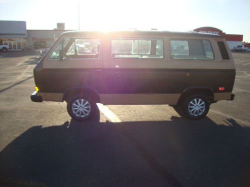 1984 volkswagen : bus/vanag brown and tan