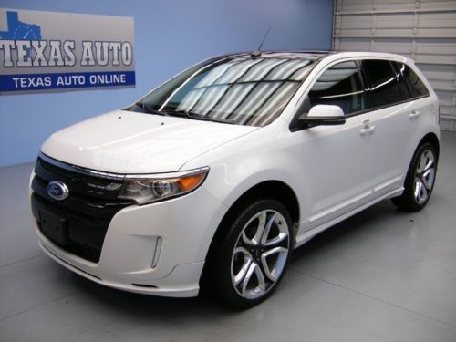 We finance!!!  2012 ford edge sport awd pano roof nav leather 19k mi texas auto