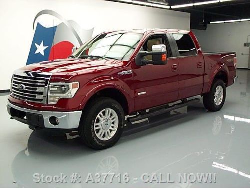 2013 ford f-150 lariat ecoboost 4x4 sunroof nav 22k mi texas direct auto