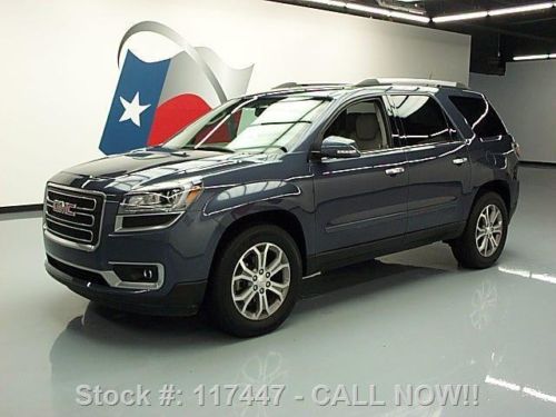 2014 gmc acadia slt 7-pass htd leather rear cam 23k mi texas direct auto