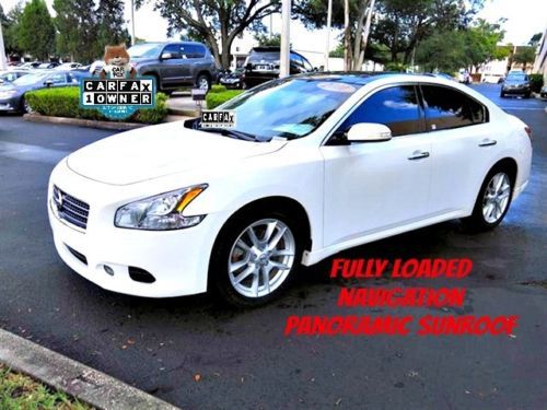Nissan maxima 64k mi 1 owner clean carfax heated leather panoramic sunroof