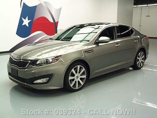 2012 kia optima sx turbo dual sunroof nav rear cam 37k texas direct auto