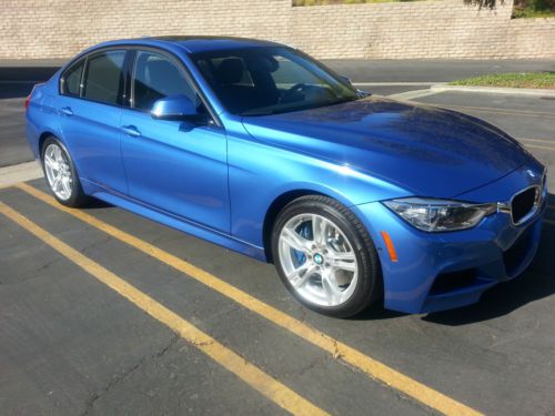 Sell used 2014 BMW 335i Estoril Blue/Black leather M sport Automatic ...