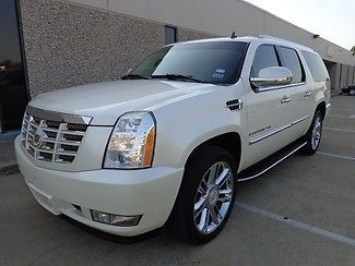 2007 cadillac escalade esv all wheel drive white diamond-navigation-dvd-moonroof