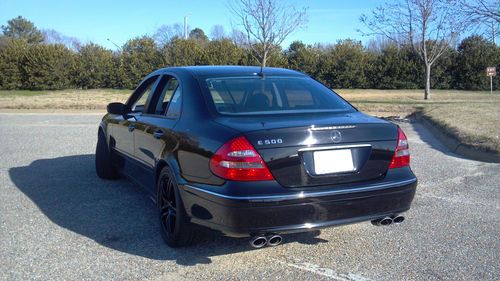 2005 mercedes-benz e500 4matic black on black harmon kardon new michelins 93k