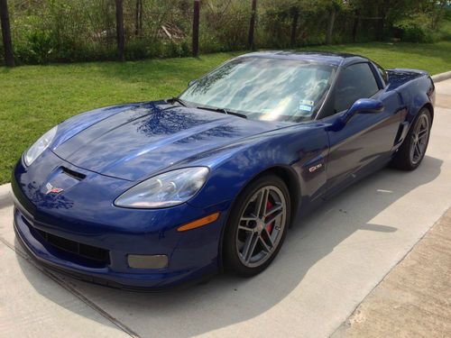 2007 corvette z06 - a&amp;a supercharger - 700+ hp - le mans blue - navigation