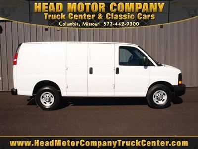 2012 chevrolet express 2500 cargo van rwd gas 2500 135" low miles van vortec v8