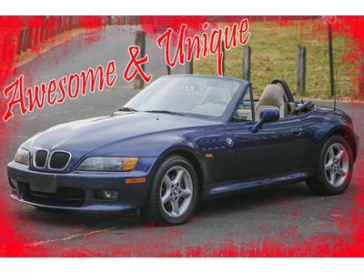 1998 bmw z3 convertible roadster 5 speed manual dealer serviced only 38k orig mi