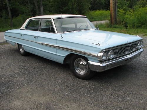 Sell used 1964 Ford Galaxie 500 4 door low miles 6 cyl 3 speed great ...