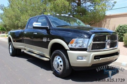 2012 ram 3500 cummins longhorn edition dually nav loaded warranty we finance! az