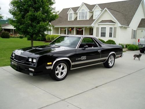 1985 chevrolet el camino ss . 3k actual miles . never seen rain. 1 owner ..