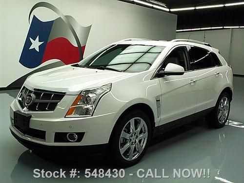 2010 cadillac srx4 premium awd pano sunroof nav dvd 47k texas direct auto