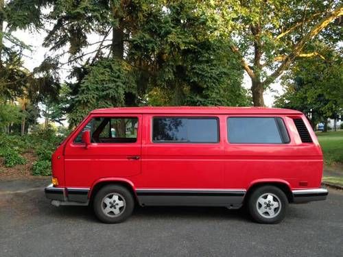 1991 volkswagen vanagon carat standard passenger van 3-door 2.1l