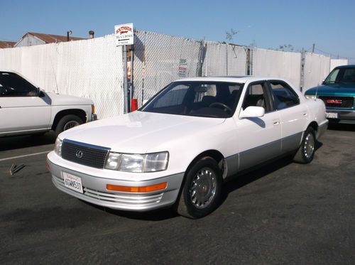 1991 lexus ls400, no reserve