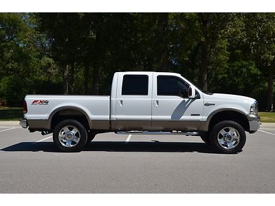 2006 ford f350 king ranch super duty crew cab 4x4 diesel 6.0l clean carfax