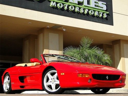 1999 ferrari 355 spider f1, clarion cd-dvd, back up camera, $899mo.