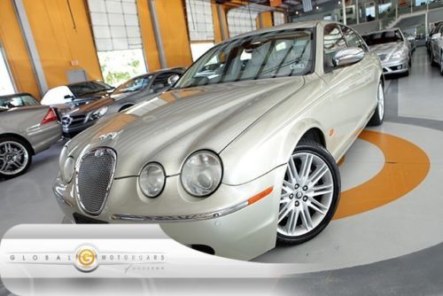 08 jaguar s-type 3.0 43k automatic parking-sensors moonroof wood-trim heated-sts