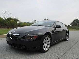 Bmw 650i coupe sport premium cold weather navigation warranty clean car wow