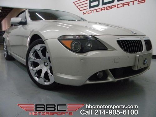 2005 bmw 645ci sport pkg conv pkg prem pkg clean carfax low miles