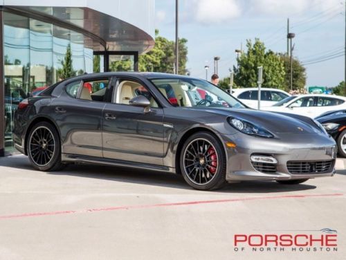 2013 porsche panamera turbo agate grey cream leather nav burmester 20 wheels pdk