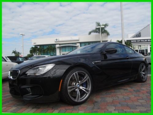 13 certified black sapphire 4.4l v8 m6 turbo *carbon fiber trim &amp; roof *florida