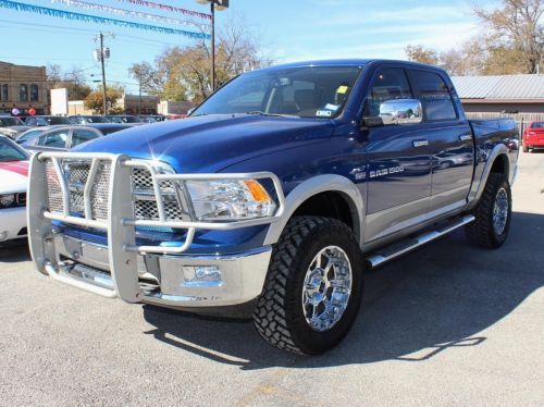 5.7l v8 hemi 4x4 laramie lifted navigation leather 20in xd rims grill guard tow