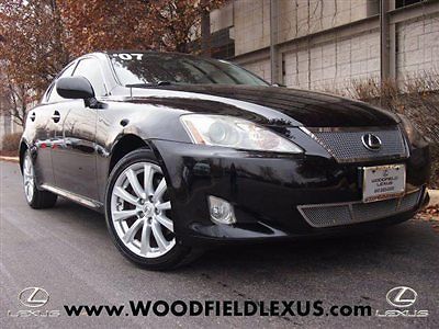 2007 lexus is250 awd; black/black; sharp!