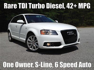 One owner from ga tdi turbo diesel s line 6 speed auto off lease clean carfax