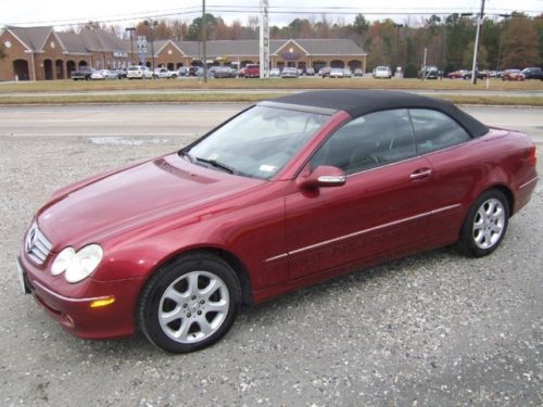 2004 mercedes clk 320 cabriolet navigation heated seats