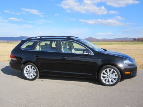 2011 vw jetta tdi wagon panoramic diesel 2.0l 45mpg bluetooth aux clean l@@k!!