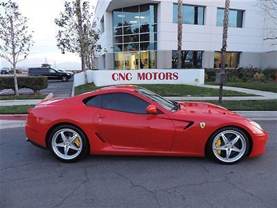 2008 ferrari 599 gtb fiorano rosso corsa hgte package / rare / amazing condition