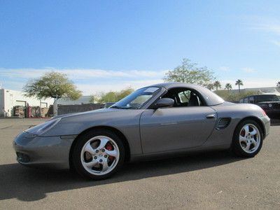 2001  gray 6-speed manual leather miles:67k convertible w/removeable hard top