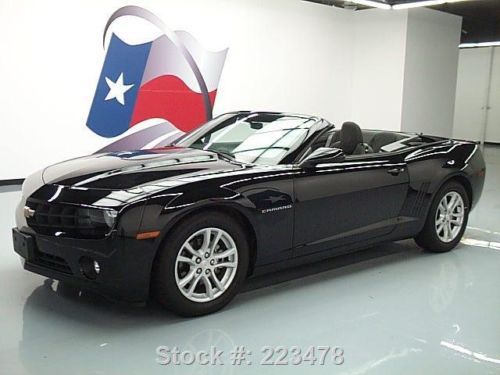 2013 chevy camaro lt convertible automatic rear cam 27k texas direct auto