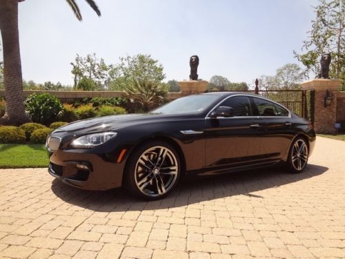 2013 bmw 650i gran coupe*rare color cmbo*$101k msrp*m sport pkg*1 owner*warranty