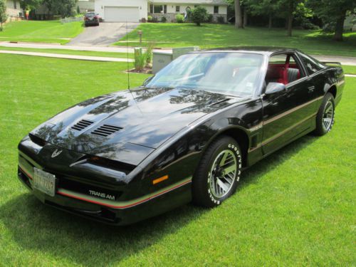 Sell used 1985 BLACK TRANS AM 21,000 ORIGINAL MILES EXCELLENT CONDITION ...