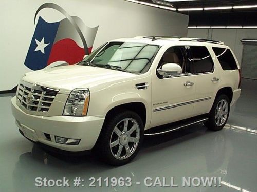 2009 cadillac escalade ultra awd sunroof nav dvd 57k mi texas direct auto