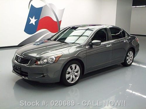 2009 honda accord ex-l v6 sedan sunroof nav htd leather texas direct auto