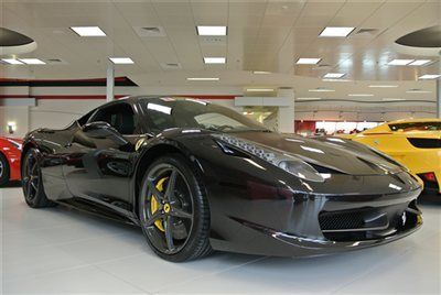 2012 ferrari 458 italia 520 miles - scuderia custom wheels backup cam navigation