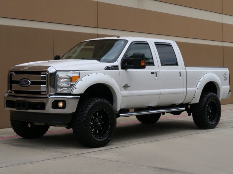 2011 ford f 250 sd lariat crew cab short bed 6"lift 6.7l diesel 4x4 off-road cam