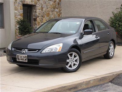 2004 honda accord sedan ex-l v6 automatic, leather, sunroof, xm radio