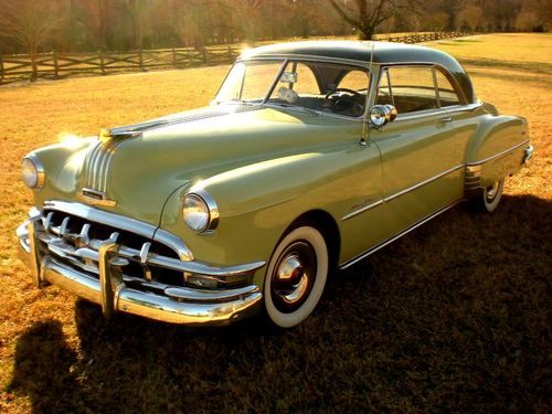 1950 pontiac catalina deluxe sport coupe hardtop $32,760 nada value no reserve !