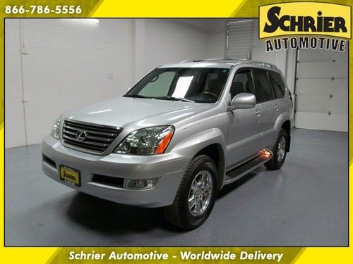 2007 lexus gx 470 silver sunroof luggage rack 4x4 running boards trailer hitch