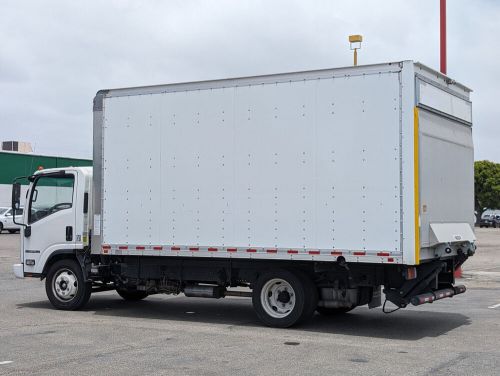 2021 isuzu trucks npr hd 16ft box truck with liftgate gas