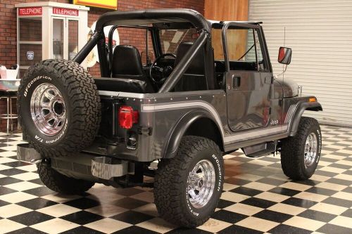 1986 jeep cj cj7 laredo charcoal met. fully restored