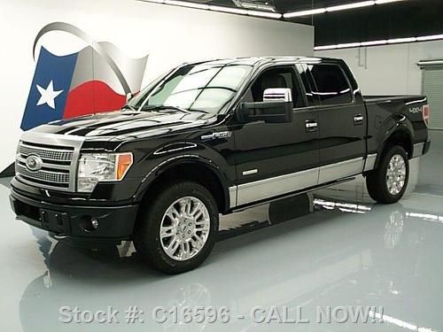 2012 ford f150 4x4 platinum ecoboost sunroof nav 20's!! texas direct auto