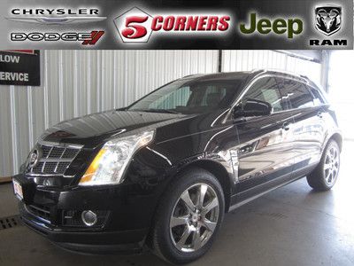 2010 black cadillac srx awd - leather, sunroof, nav - 47k miles